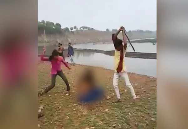 Madhya Pradesh Shocker, Camera, Women, Beaten,Sticks , Family