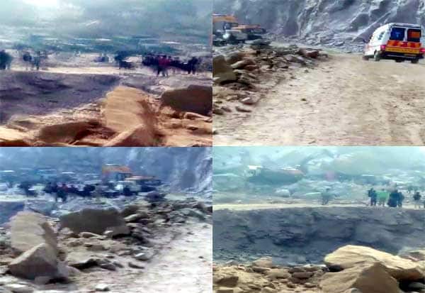 landslide, mining quarry, Haryana, Bhiwani,