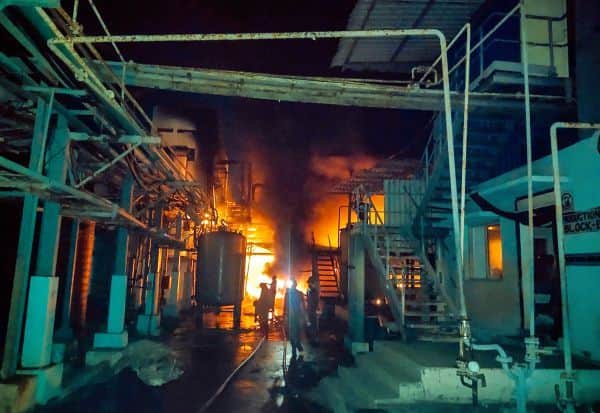 6 killed in fire at Andhra chemical plant;  12 injured |  Dynamics