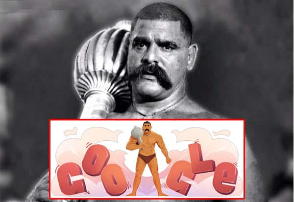 The Great Gama, Wrestler, Google Doodle