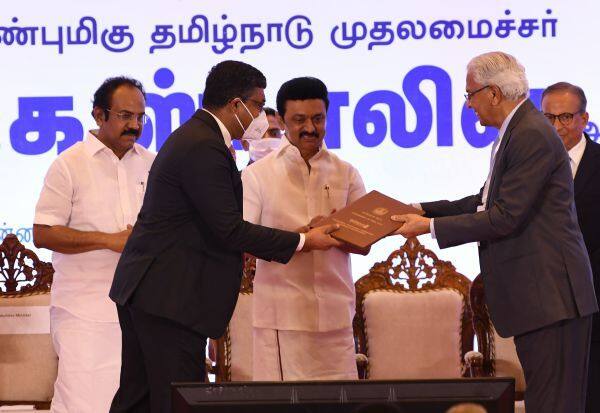 Agreement with 60 companies at the investor conference!  Employment for 95,000 people  Dinamalar