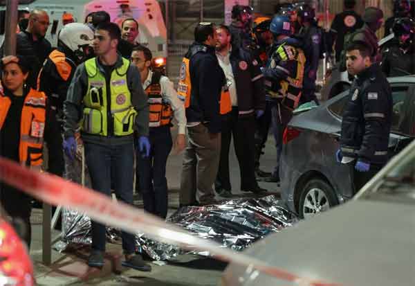 Shooting in Jerusalem: 7 killed  ஜெருசலேமில் துப்பாக்கிச்சூடு: 7 பேர் பலி