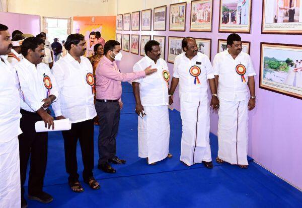 Tamil Nadu Governments One Year Achievement Photo Exhibition at Kallakurichi: Public Accounts Committee View   கள்ளக்குறிச்சியில் தமிழக அரசின் ஓராண்டு சாதனை புகைப்பட கண்காட்சி: பொது கணக்கு குழு பார்வை
