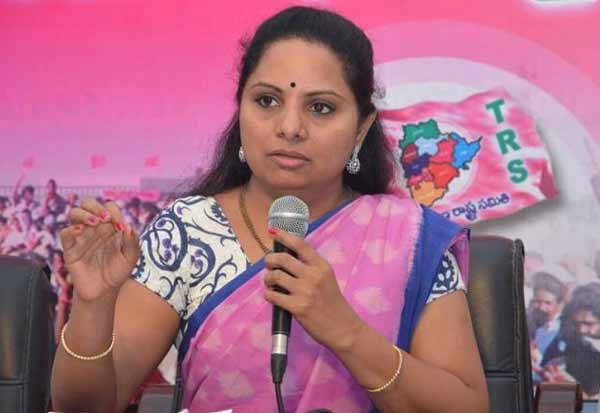 Kavitha Ajar in Enforcement Department Office  அமலாக்கத்துறை முன்பு கவிதா மீண்டும் ‛ஆஜர்'
