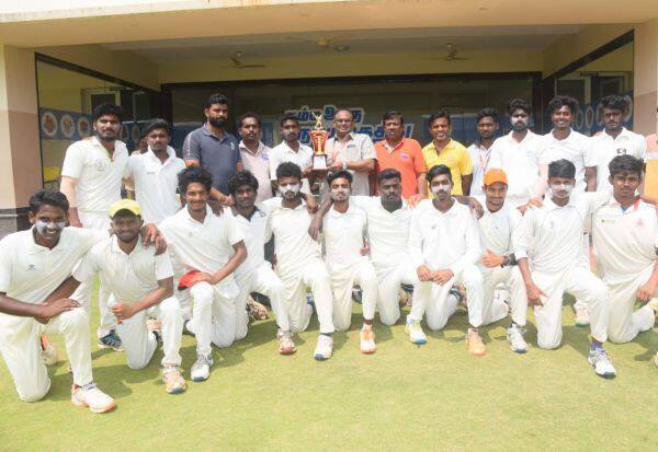Cricket League: GTN College success   கிரிக்கெட் லீக்: ஜி.டி.என். கல்லுாரி வெற்றி 