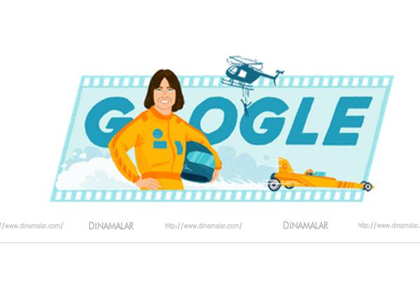 Google Doodle honors the player who drives a car at high speed..!  அதிவேகத்தில் கார் ஓட்டும் வீராங்கனைக்கு கூகுள் டூடுல் மரியாதை..!