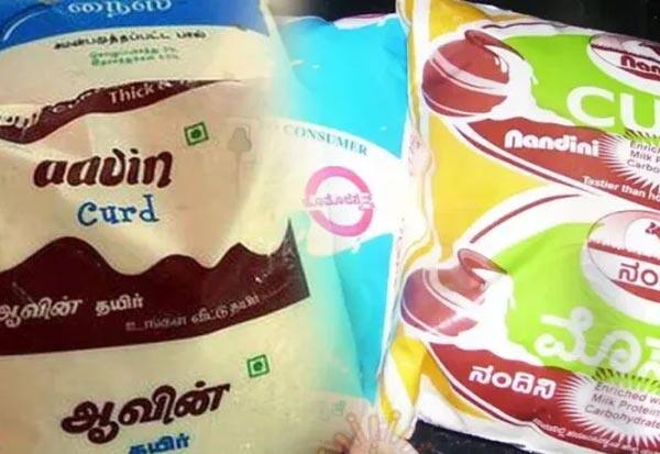 Hindi on Aas Yogurt Packet: Center withdraws order   ஆவின் தயிர் பாக்கெட்டில் ஹிந்தி: உத்தரவை வாபஸ் பெற்றது மத்திய அமைப்பு