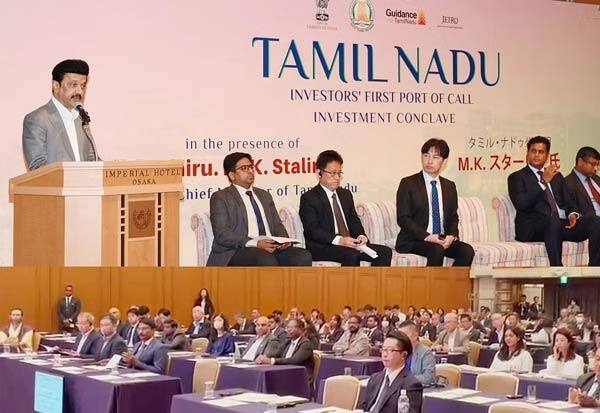 Tamil Nadu welcomes Japanese investments with red carpet: Chief Minister Stalin  ஜப்பான் முதலீடுகளை சிவப்புக் கம்பளம் விரித்து தமிழகம் வரவேற்கிறது: முதல்வர் ஸ்டாலின்