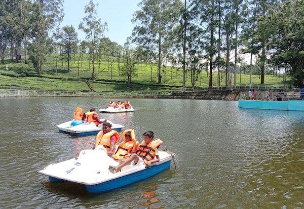 Launch of boat ride in summer festival   கோடை விழாவில் படகு சவாரி துவக்கம்