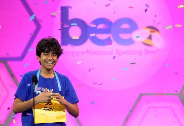 Indian-origin boy wins US Spelling Bee competition   அமெரிக்க 'ஸ்பெல்லிங் பீ' போட்டியில் இந்திய வம்சாவளி சிறுவன் சாம்பியன்