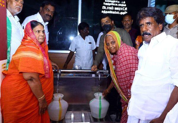 Drinking Water Purification Machine: System in Pitagam Panchayat   குடிநீர் சுத்திகரிப்பு இயந்திரம்: பிடாகம் ஊராட்சியில் அமைப்பு