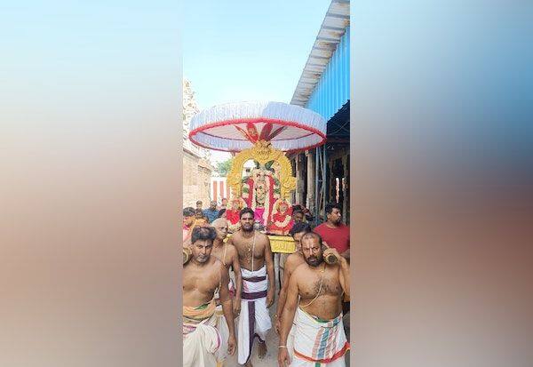 Brahmotsavam at Perumal temple   பெருமாள் கோவிலில் பிரம்மோற்சவம்