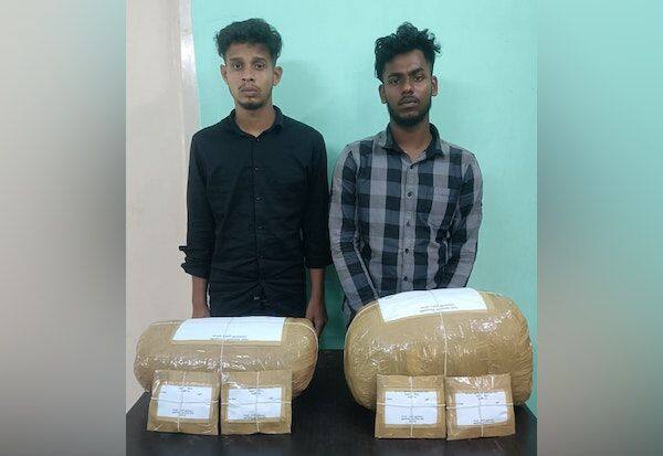  4.16 lakh ganja smugglers caught    ரூ.4.16 லட்சம் கஞ்சா கடத்தியோர் சிக்கினர்