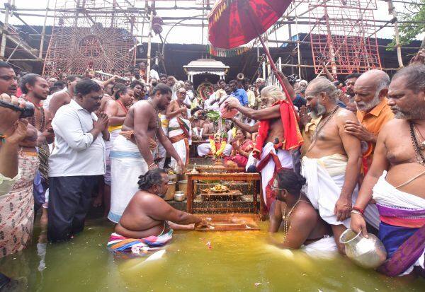  The 10-day festival of Chaturthi Theerthavari has concluded at Pilliyarpatti    பிள்ளையார்பட்டியில் சதுர்த்தி தீர்த்தவாரி 10 நாள் விழா நிறைவடைந்தது
