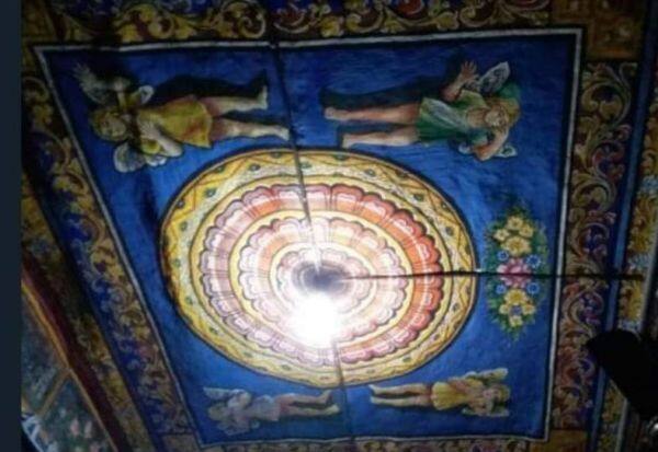  Christian Deity in Hindu Temple Painting    ஹிந்து கோவில் ஓவியத்தில் கிறிஸ்துவ தேவதையா