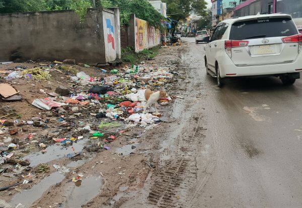  Sanitation in Periyapalayam: Risk of disease    பெரியபாளையத்தில் சுகாதார சீர்கேடு: நோய் அபாயம்