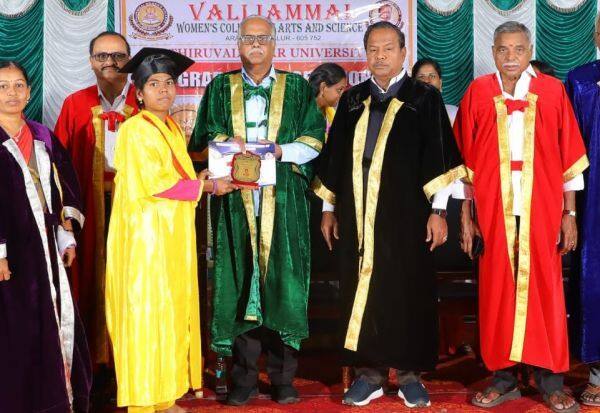 Valliammai College Graduation Ceremony    வள்ளியம்மை கல்லுாரியில் பட்டமளிப்பு விழா