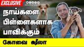 100 நாய்களுக்கு மறுவாழ்வு தந்த பெண் | Dog Adoption | Kovai | Dinamalar