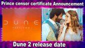 Prince Sensor Certificate Announcement|Dune 2 release date