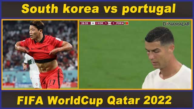 South korea vs portugal FIFA WorldCup Qatar 2022