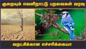 குறையும் வெளிநாட்டு பறவைகள் வரவு வறட்சிக்கான எச்சரிக்கையா  | Birds | Tamilnadu | Forest